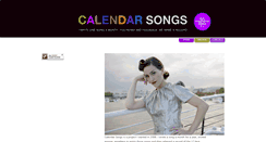 Desktop Screenshot of calendarsongs.com